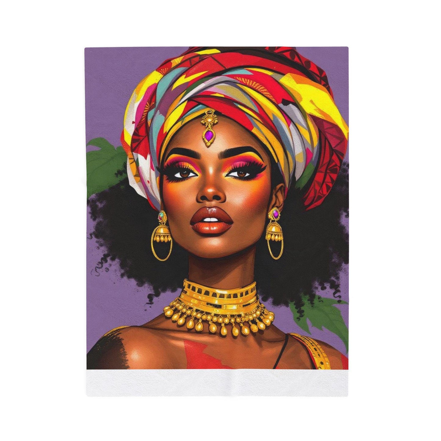 Copy of Bold & Cozy Velveteen Plush Blanket for Home Decor, Gift for Her, Bedroom Comfort, Bohemian Style, Cozy Throw