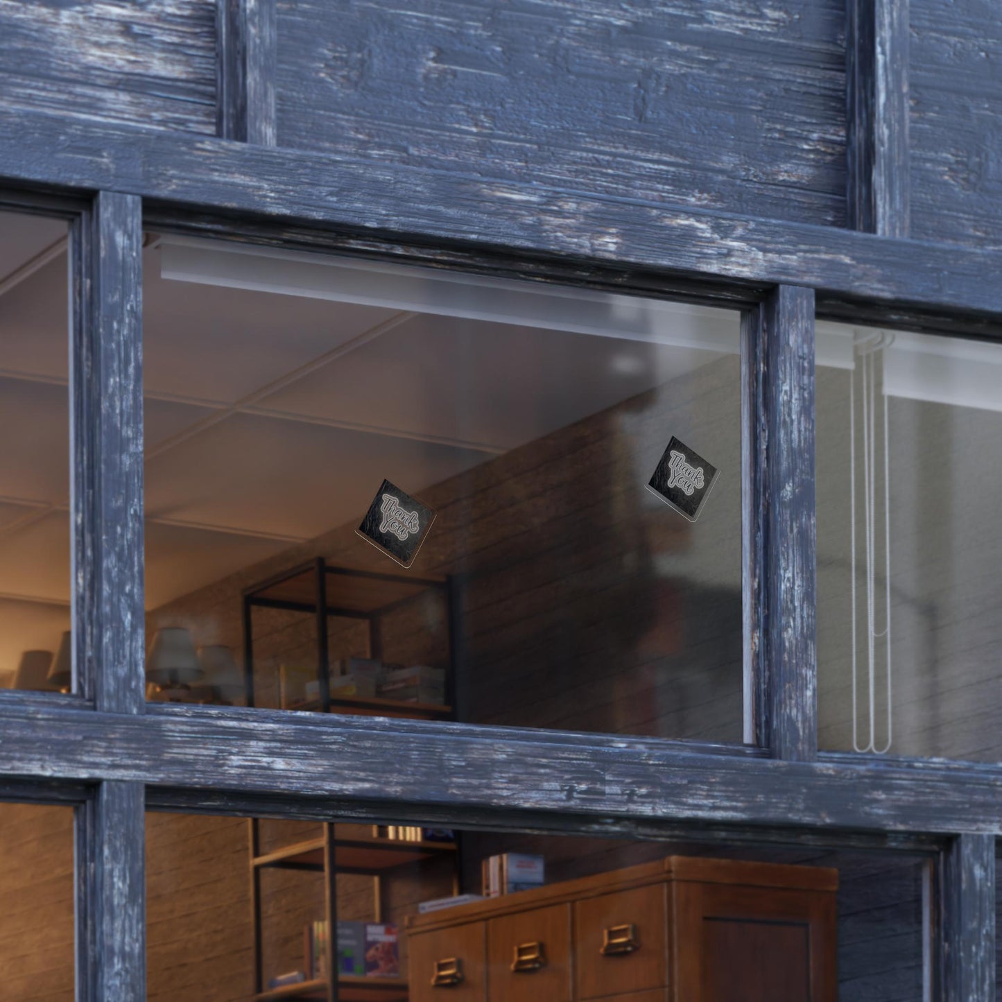 Sparkling Thank You Sticker Sheet Set: Holographic, White, Transparent