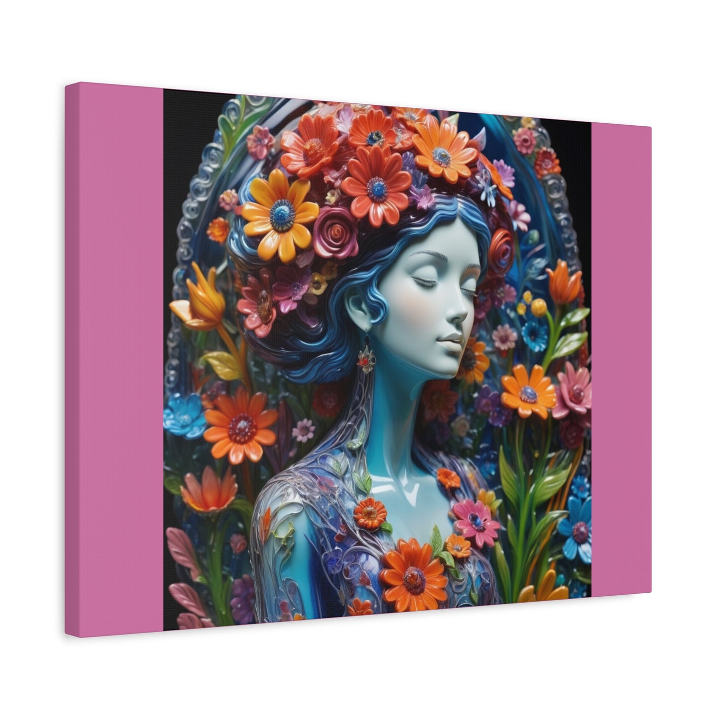Copy of Copy of Floral Goddess Matte Canvas Wall Art