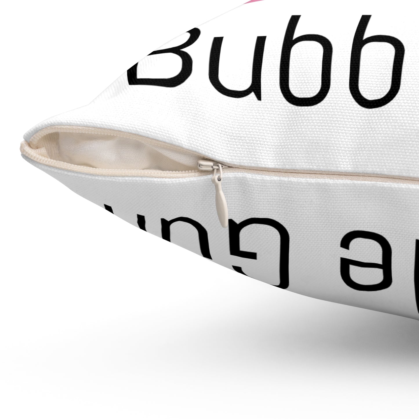 Bubble Gum Sisters Decorative Pillow — Cute Pink Kids Room Throw