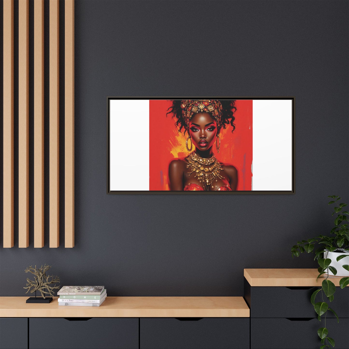 Matte Canvas, Framed (Multi-color)