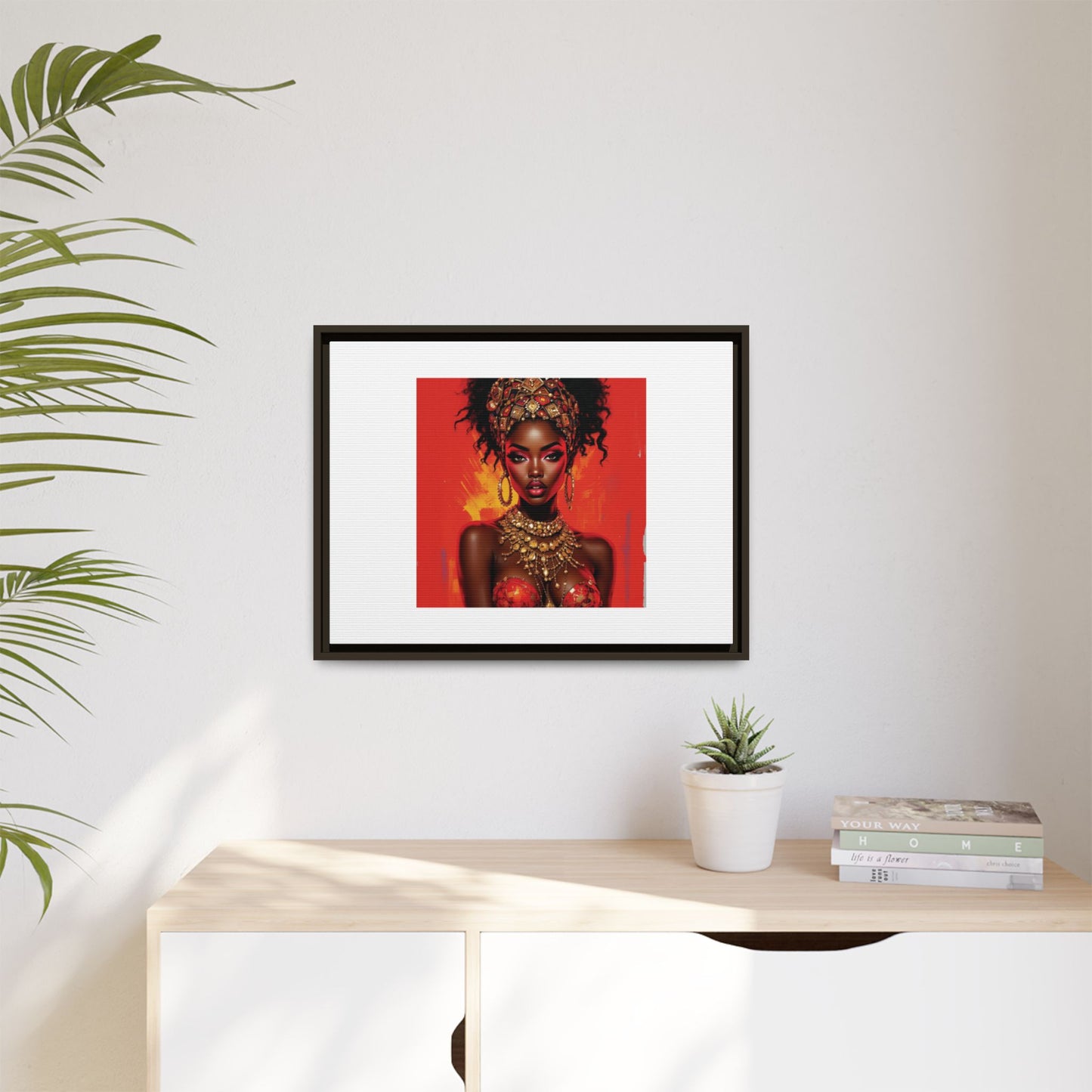 Matte Canvas, Framed (Multi-color)