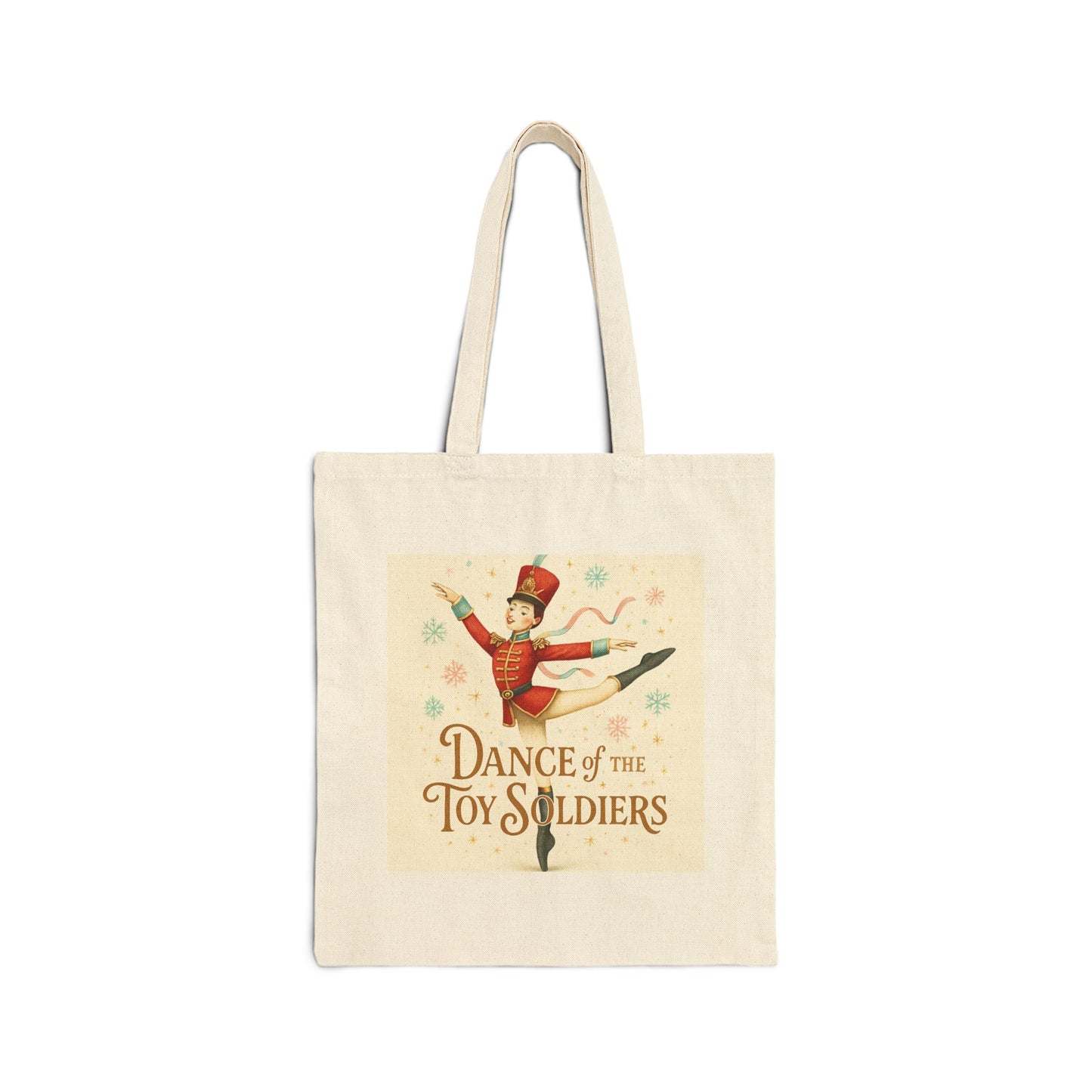 Dance of the Toy Soldiers Canvas Tote Bag — Nutcracker Ballet Holiday Gift