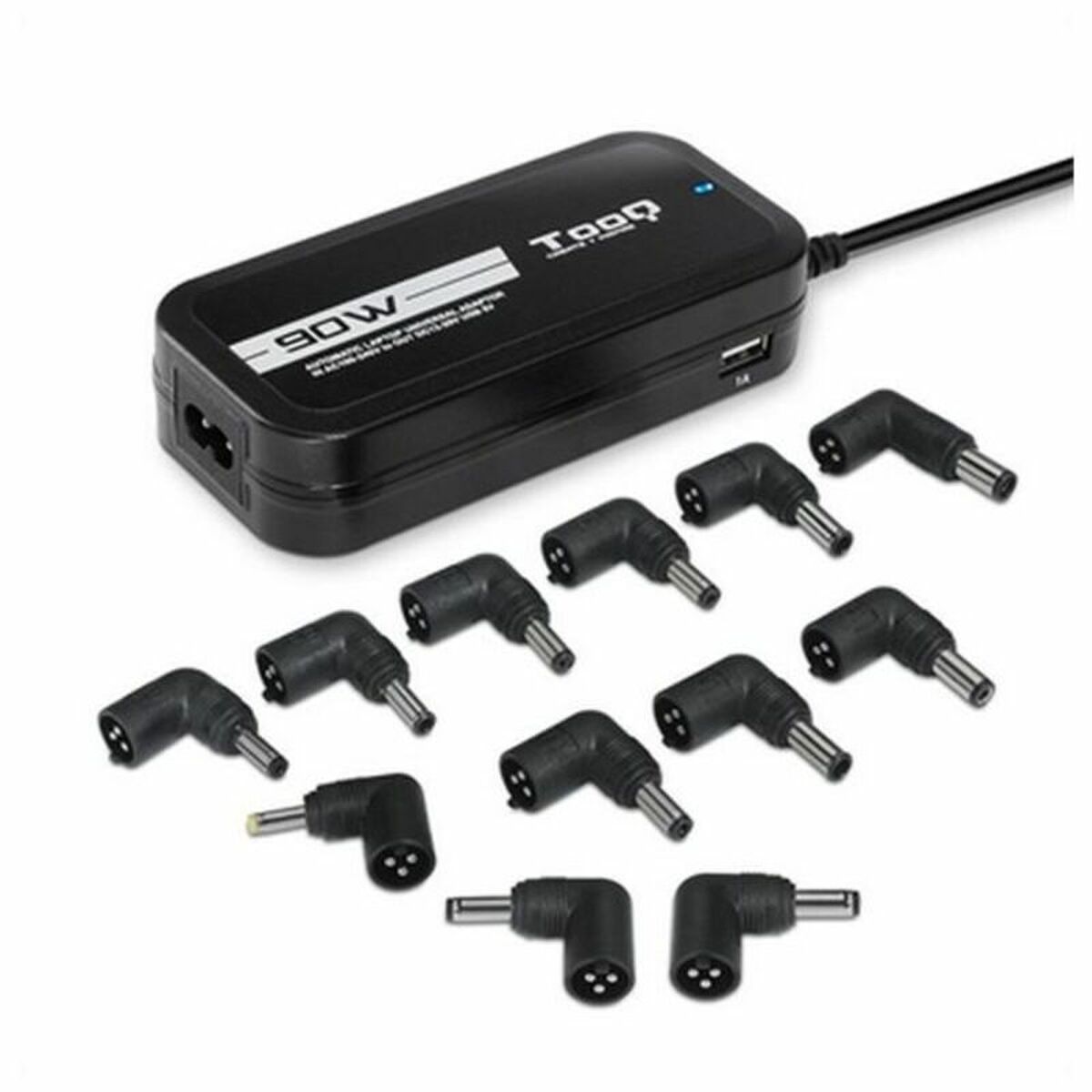 Laptop Charger TooQ TQLC-90BS02AT 90W Black-0