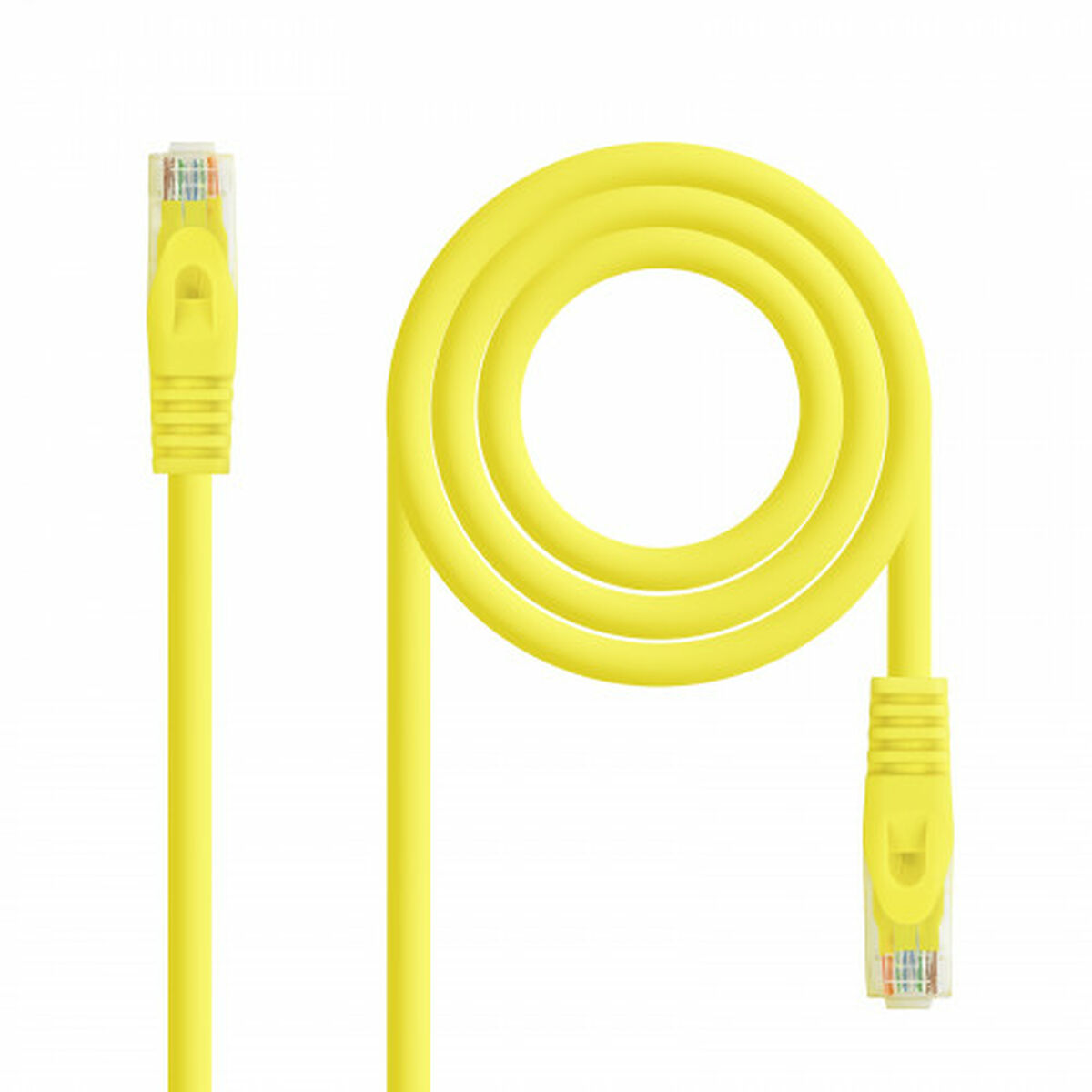 Power Cord NANOCABLE 10.20.1802-Y 2 m Yellow-0