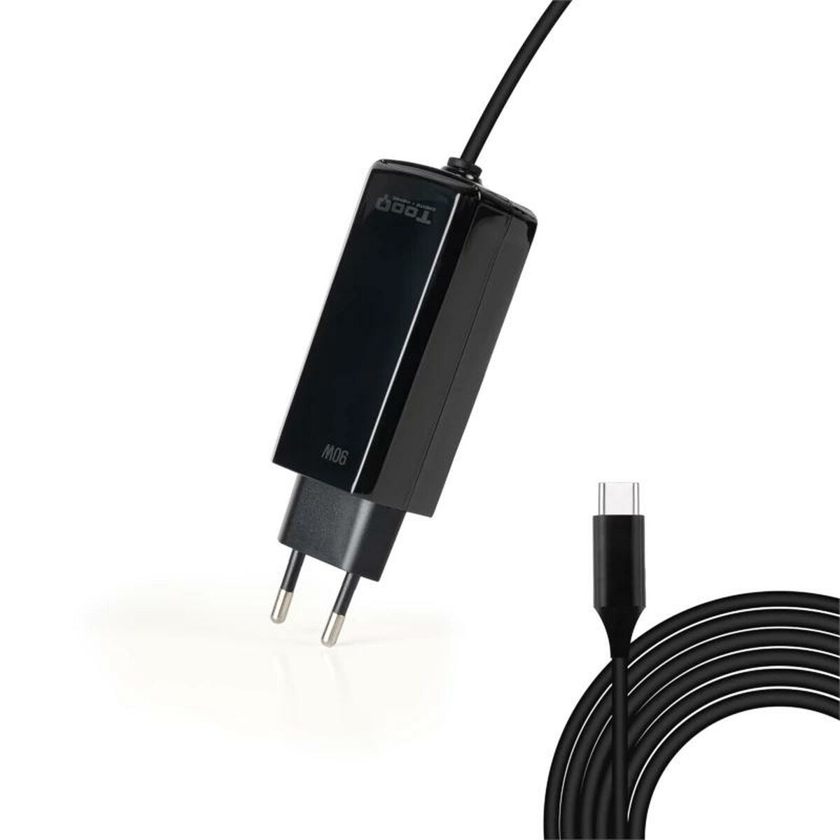 Laptop Charger TooQ GAN USB-C PD 90W Cúbico 90 W-2