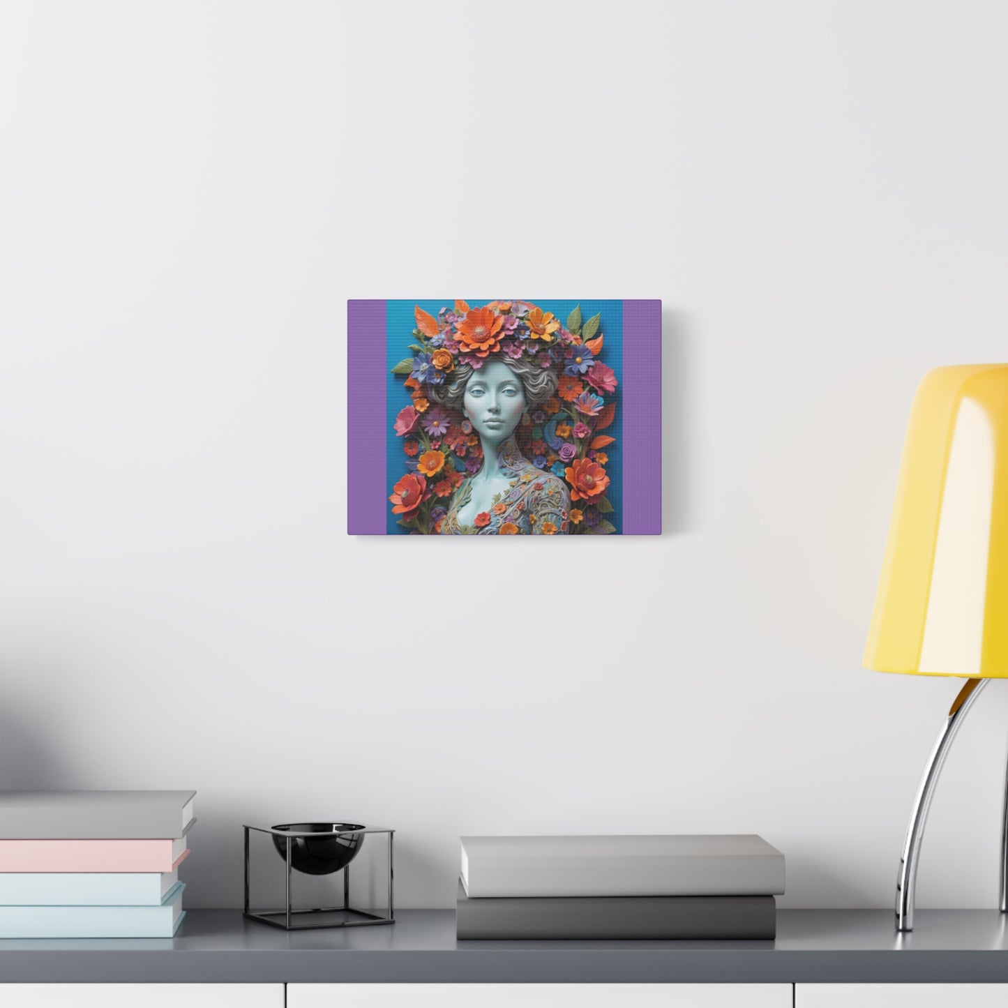 Floral Goddess Matte Canvas Print — Stretched Wall Art