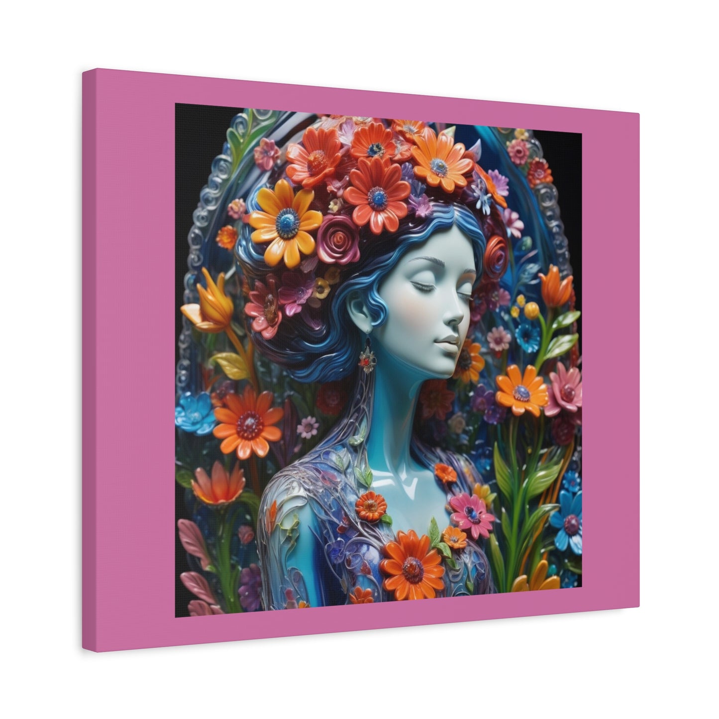 Floral Goddess Matte Canvas Wall Art