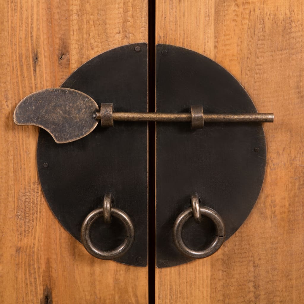 vidaXL Bathroom Furniture Set Solid Pinewood-3