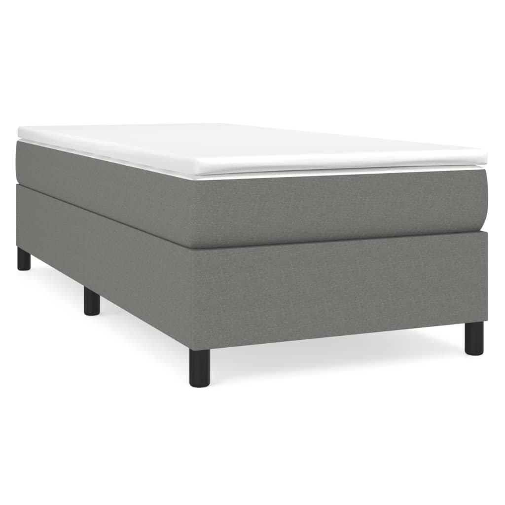 vidaXL Bed Frame Upholstered Mattress Foundation Bedroom Furniture Fabric-0