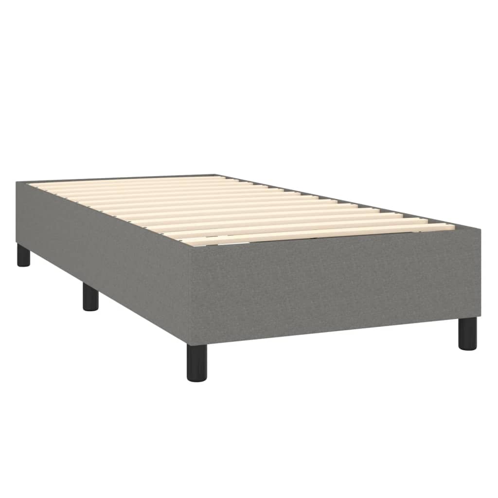 vidaXL Bed Frame Upholstered Mattress Foundation Bedroom Furniture Fabric-3