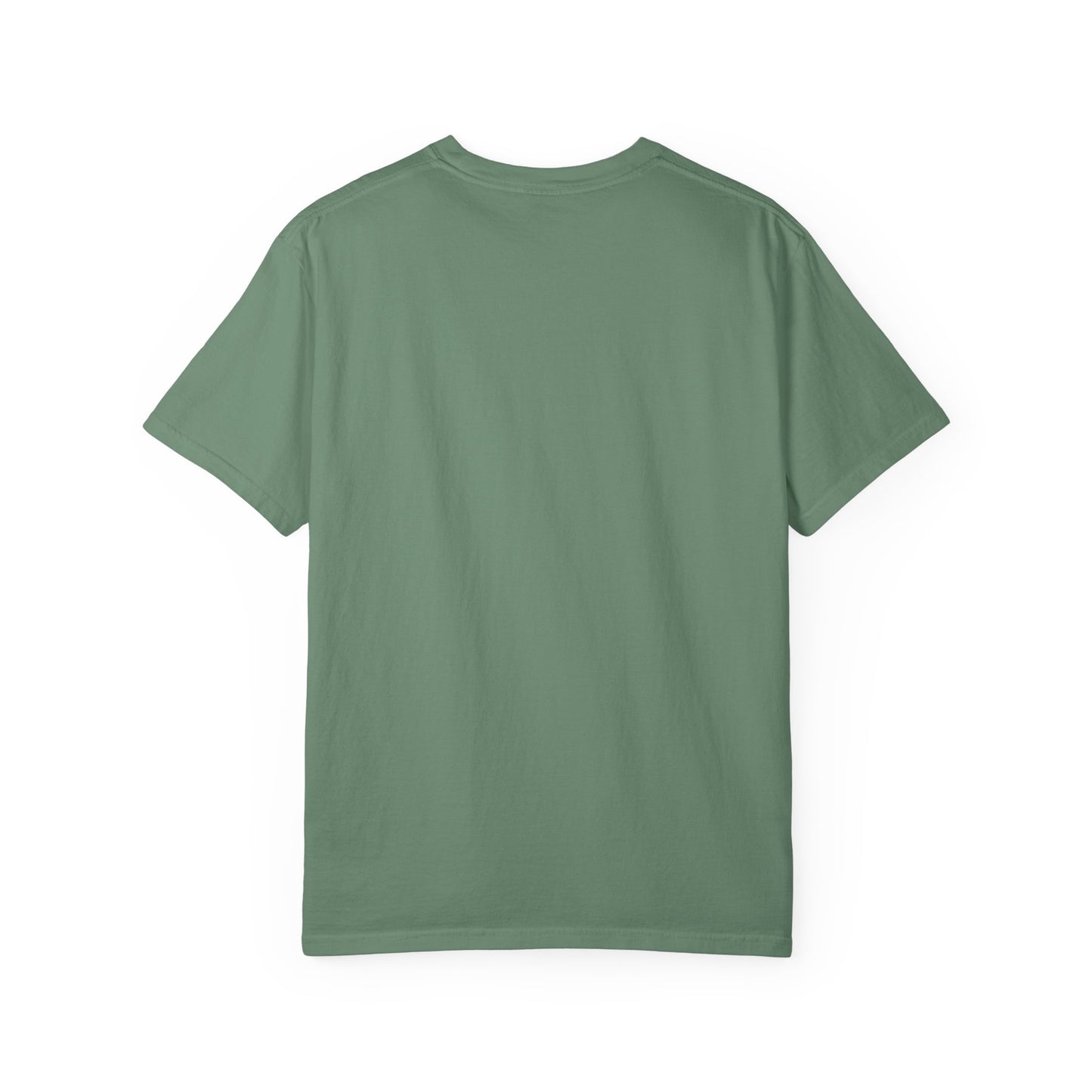 Portrait Photo Tee — Moody Green Woman Graphic T-Shirt