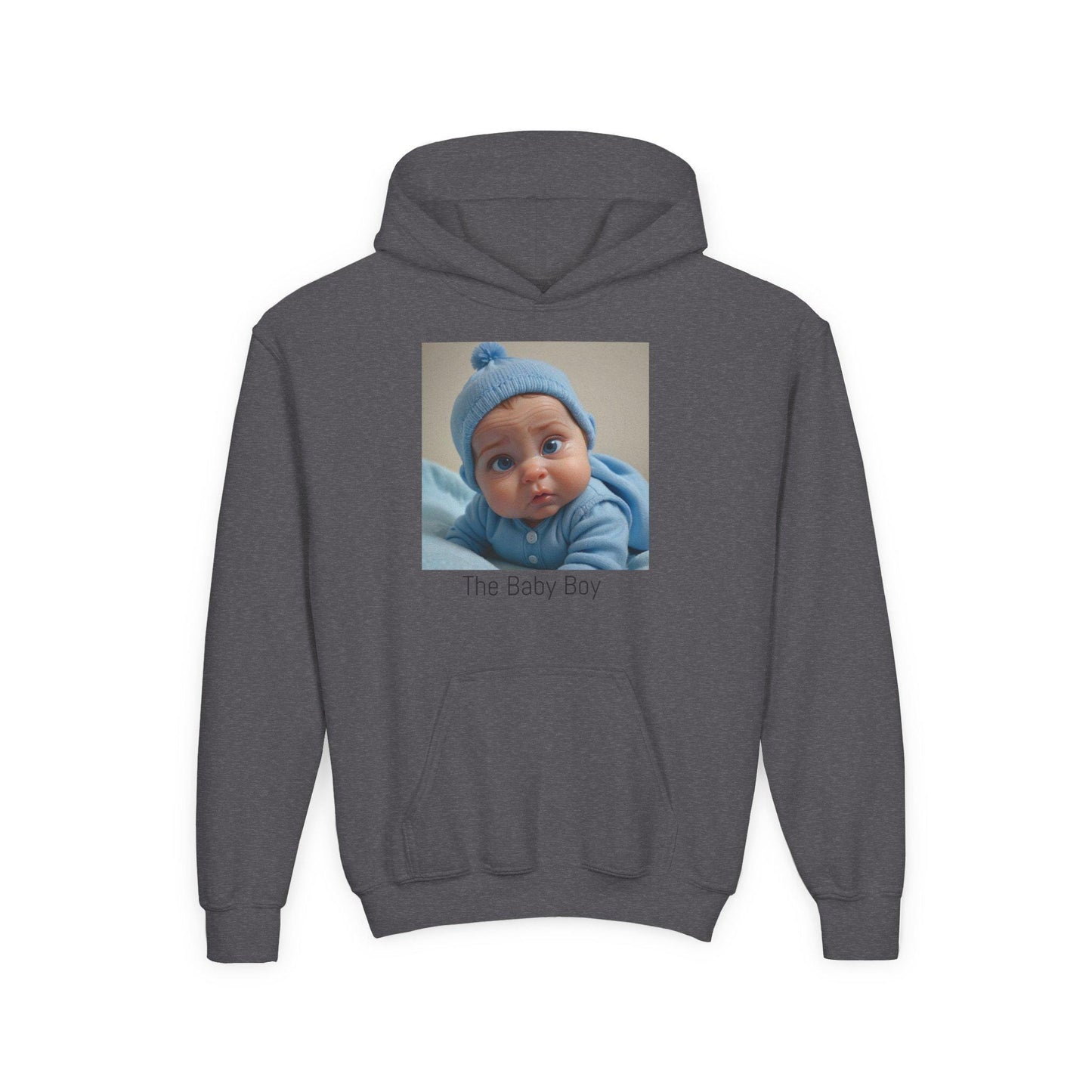 Personalized Baby Boy Hoodie: Kids Cotton-Poly Blend Sweatshirt