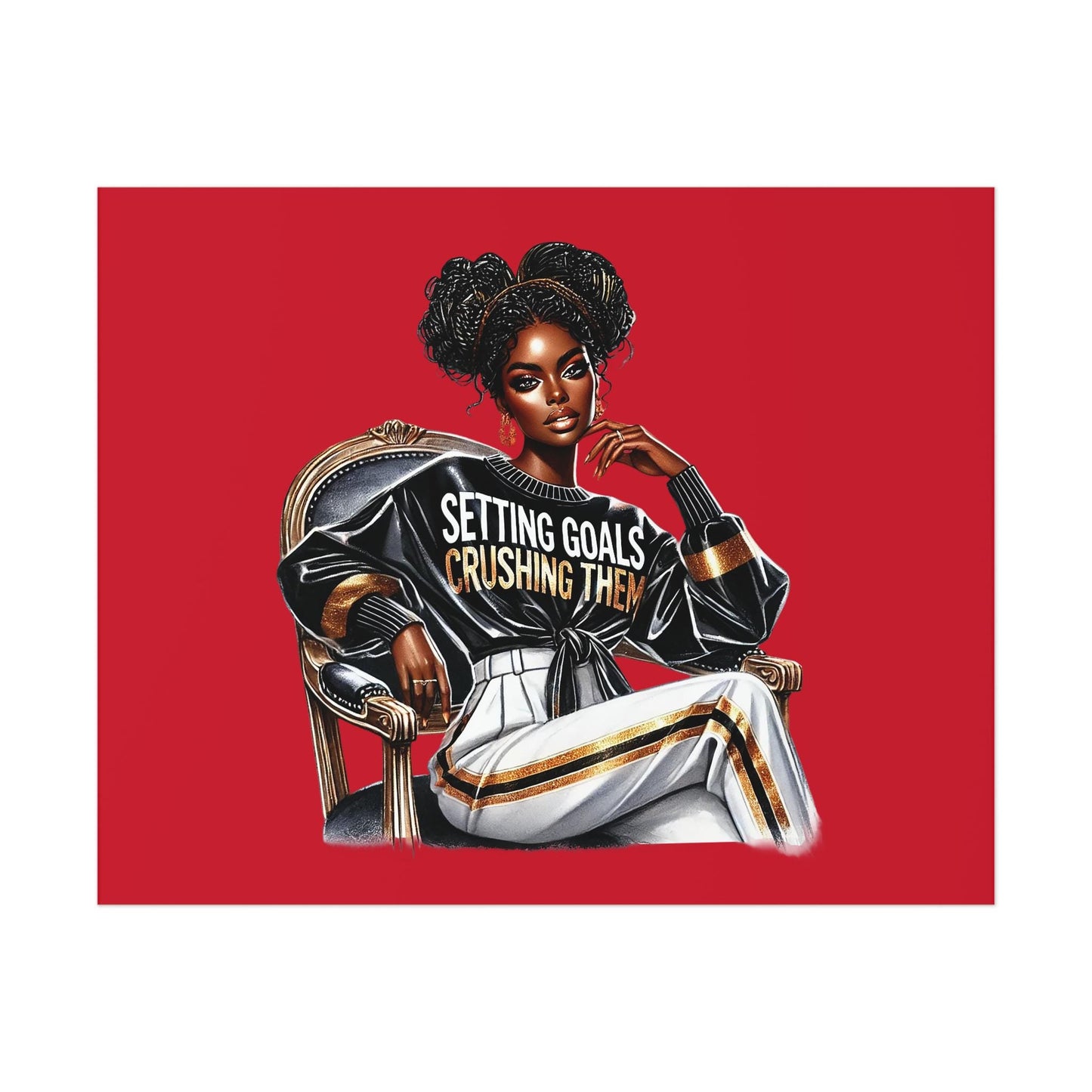 Empowering Uncoated Posters - Inspiring Wall Art, Motivational Decor, Goal Setting, Home Office Wall Hangings, Gift for Dreamers