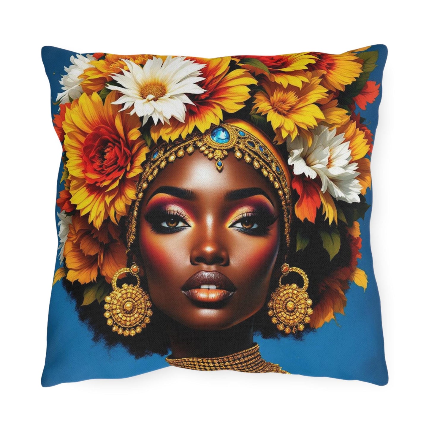Bohemian Outdoor Pillows, Decorative Toss Pillows, Floral Accent Cushions, Garden Decor, Indoor-Outdoor Pillows