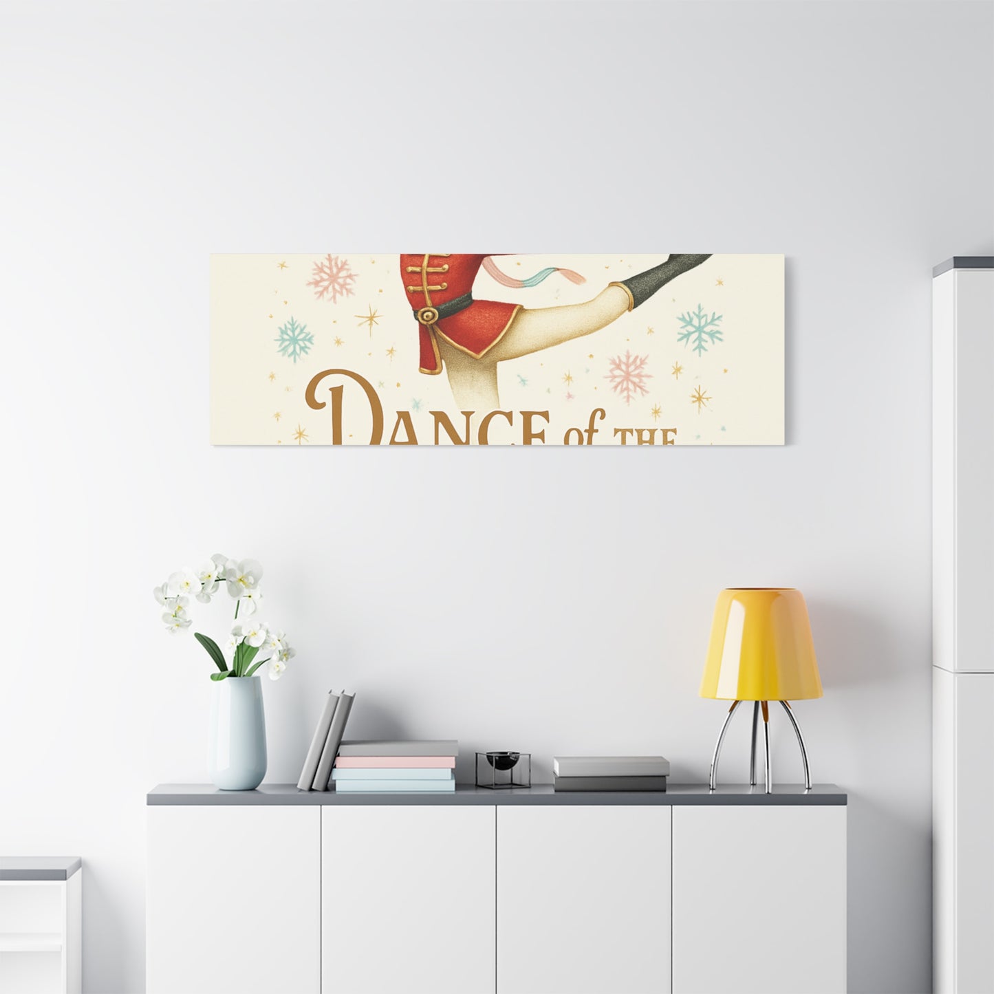 Dance of the Toy Soldiers Canvas Wall Art — Vintage Nutcracker Ballet Print
