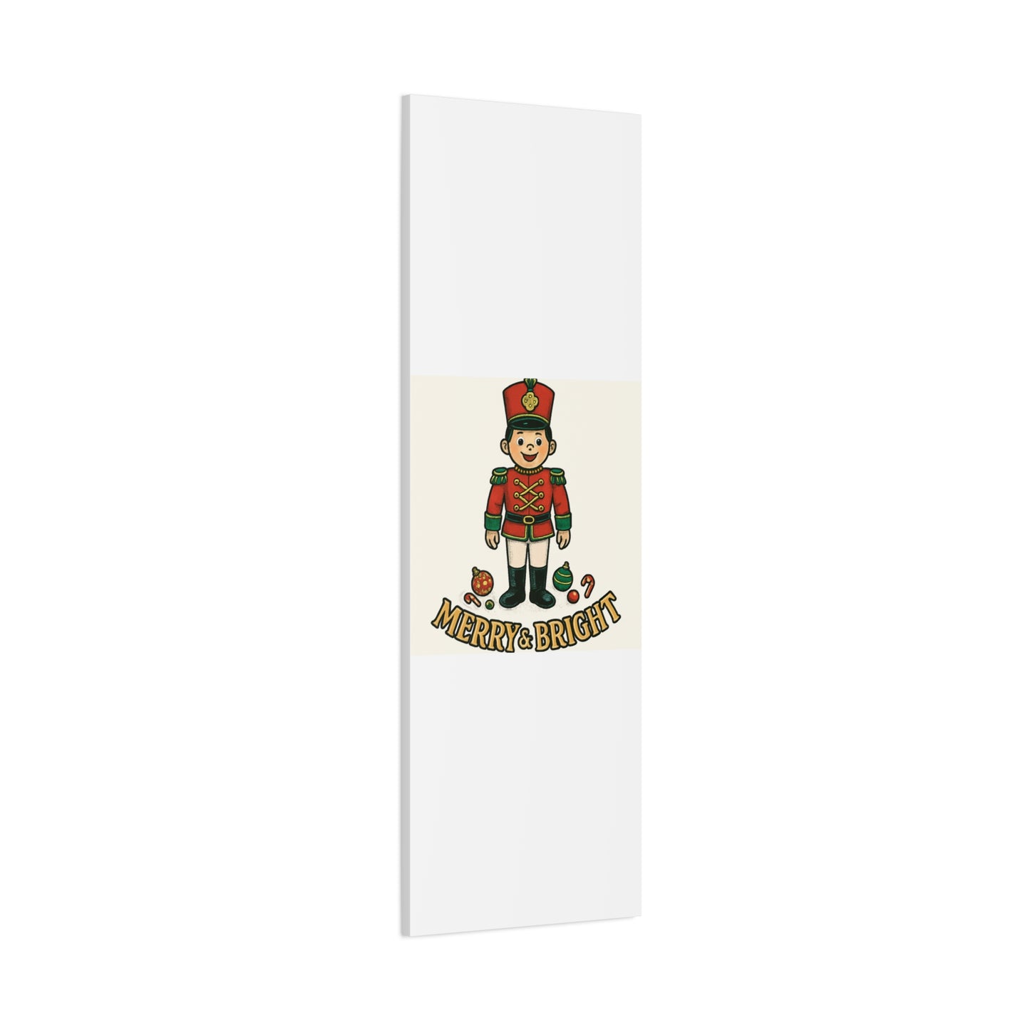 Nutcracker Soldier Matte Canvas Wall Art — Merry & Bright Holiday Decor