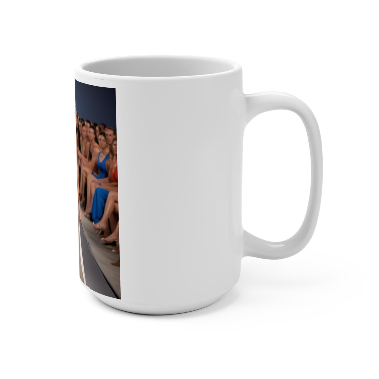 Fashion Runway Mug: Stylish Ceramic Coffee Cup, Gift for Her