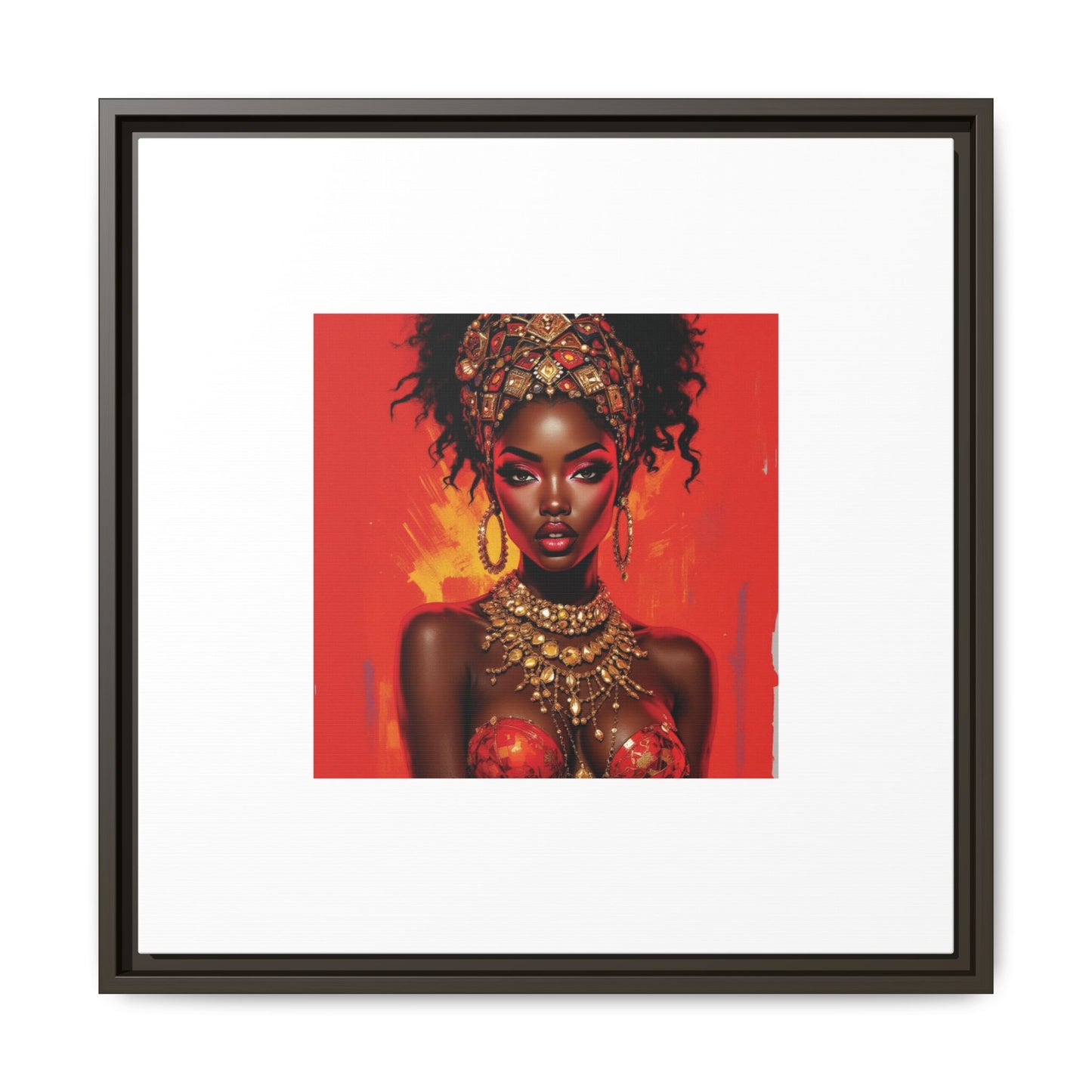 Matte Canvas, Framed (Multi-color)