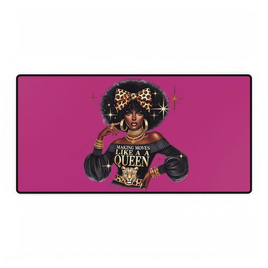 Polyester Desk Mat: Non-Slip Rubber Base, Anti-Fray Edges