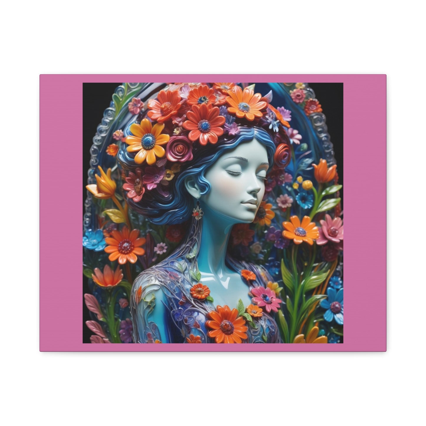 Copy of Copy of Floral Goddess Matte Canvas Wall Art