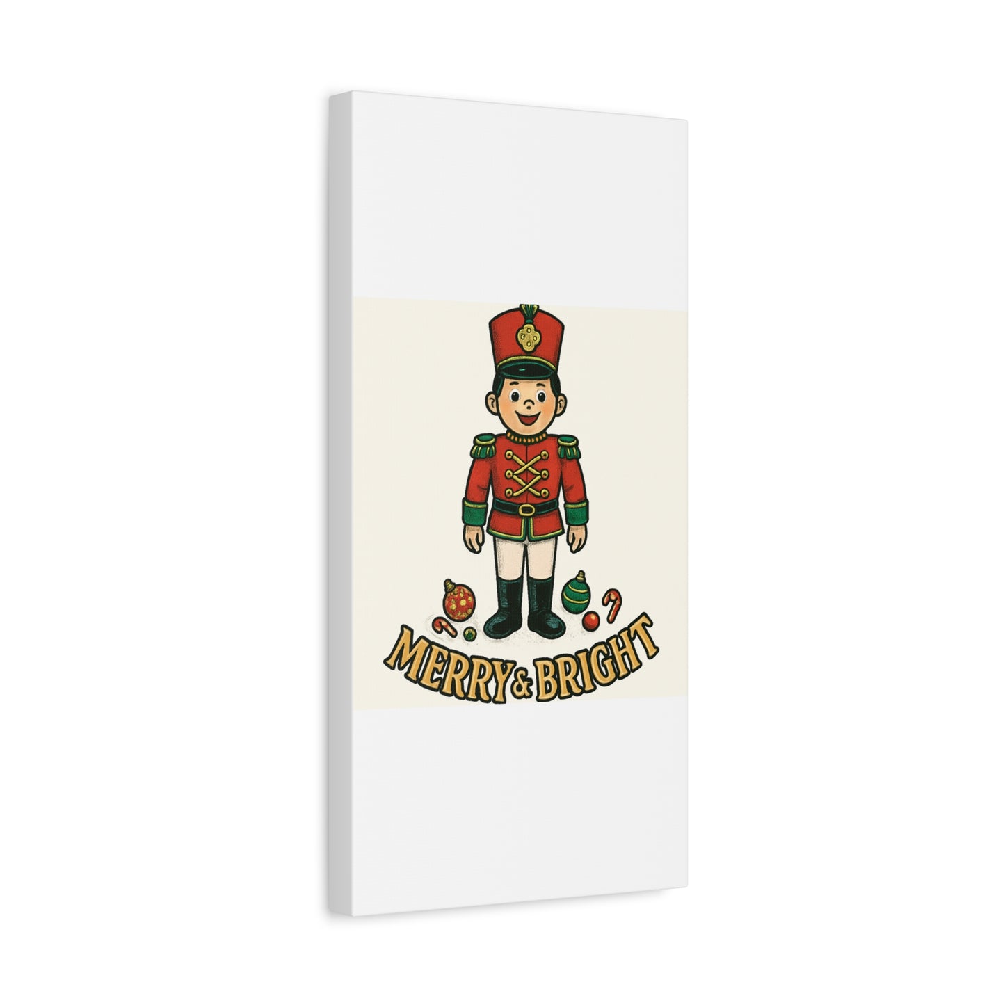 Nutcracker Soldier Matte Canvas Wall Art — Merry & Bright Holiday Decor