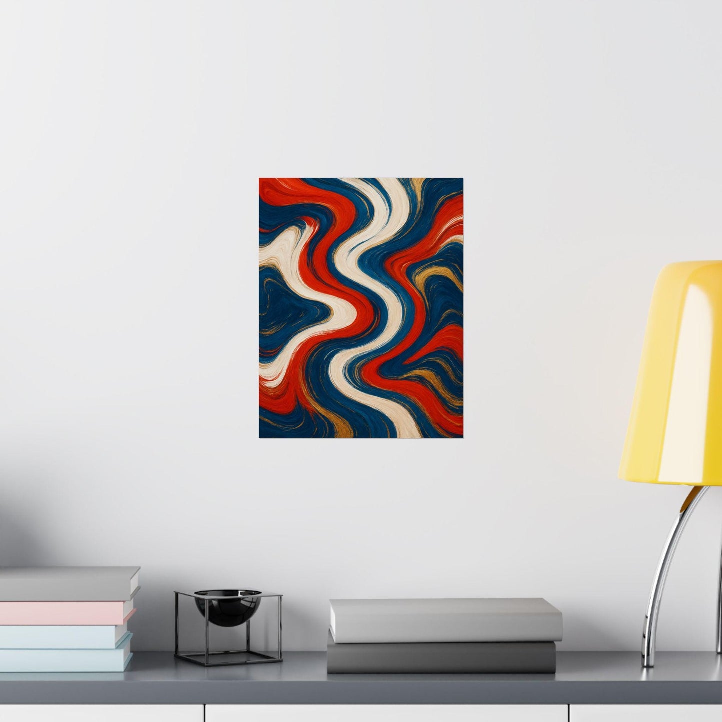 Artistic Satin Posters for Home Decor, Vibrant Wall Art, Abstract Prints, Modern Aesthetic, Unique Gift Ideas, Trendy Room Decor