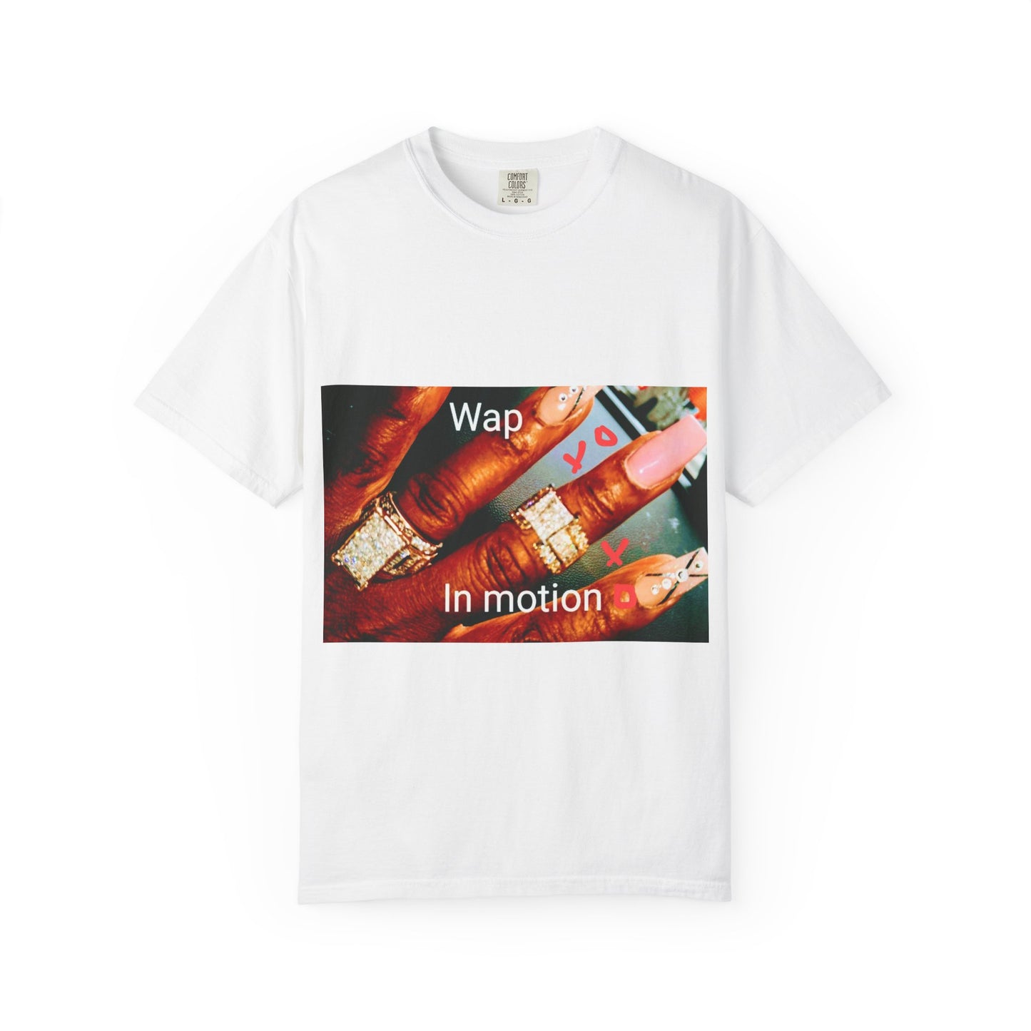 Wap In Motion Graphic Tee — Abstract Paintbrush Art T-Shirt