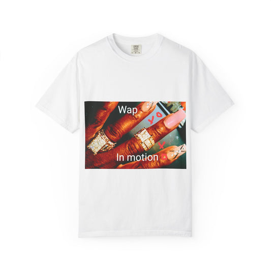 Wap In Motion Graphic Tee — Abstract Paintbrush Art T-Shirt