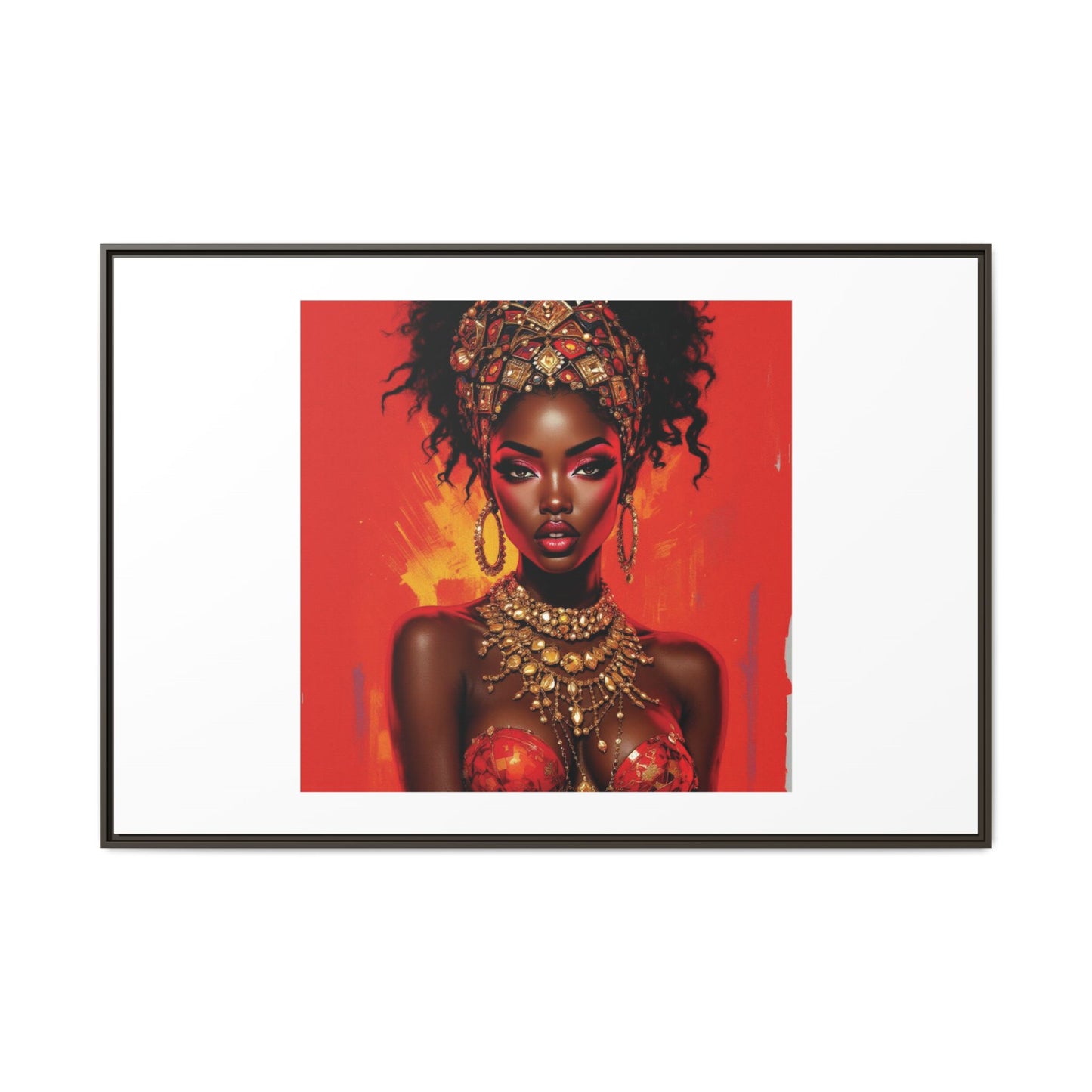 Matte Canvas, Framed (Multi-color)