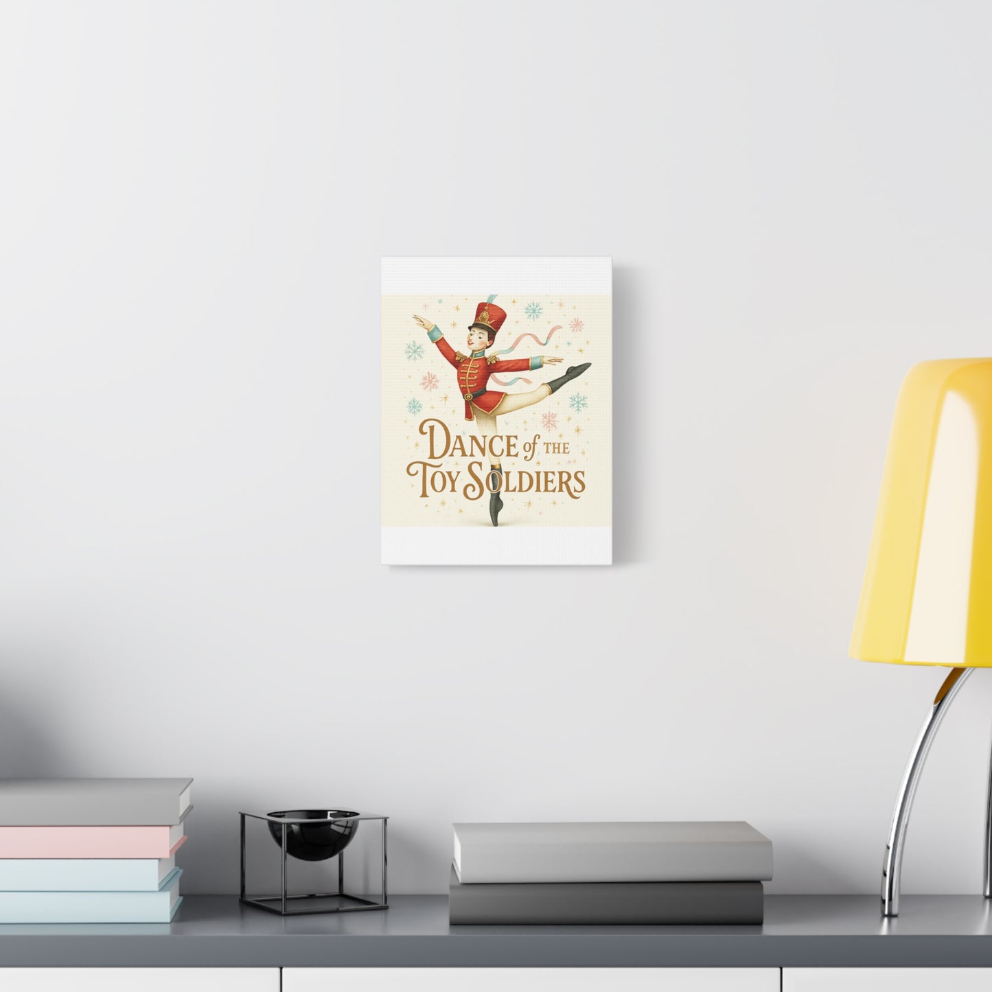 Dance of the Toy Soldiers Canvas Wall Art — Vintage Nutcracker Ballet Print