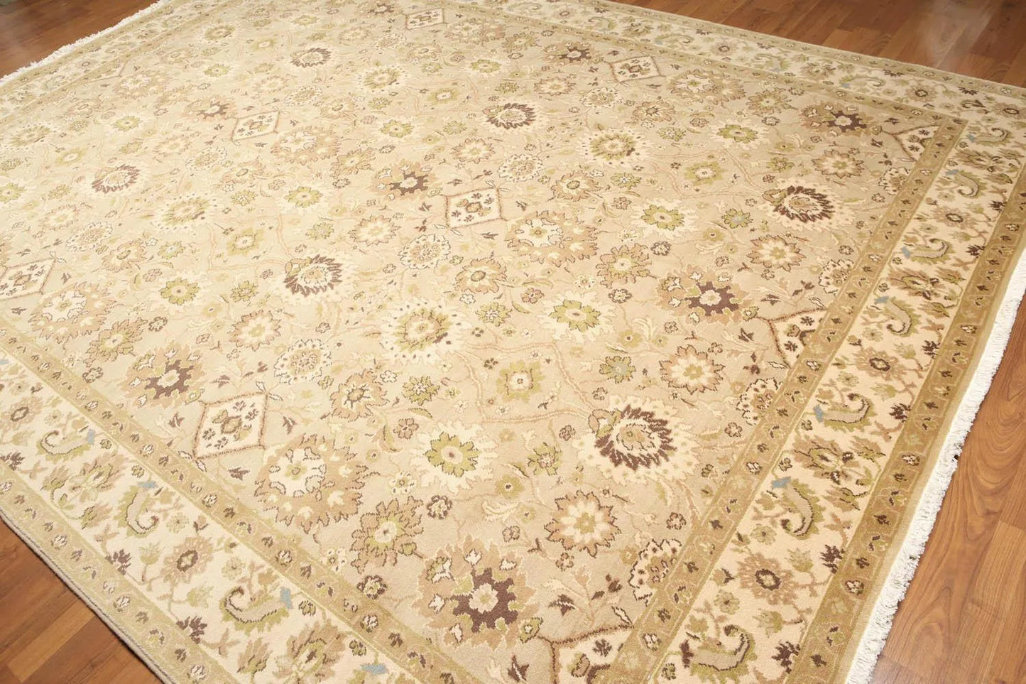 9' x 12' Traditional Oushak Hand Knotted Area Rug Carpet 100% wool Beige