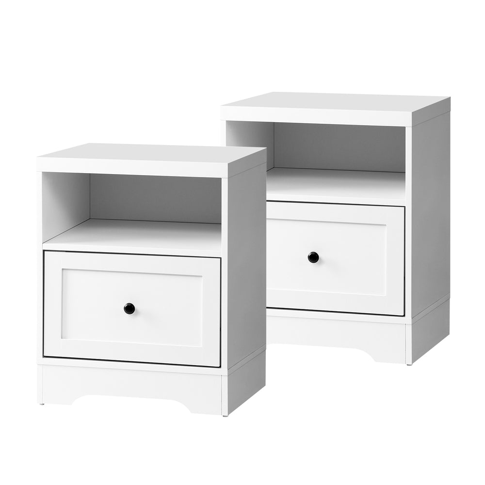NNEED 2PCS Bedside Tables Hamptons Furniture
