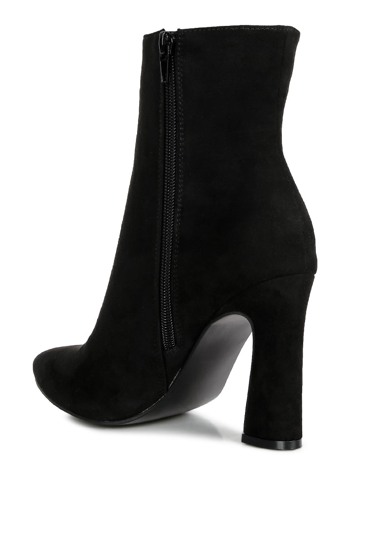 Clubdate Block Heeled Ankle Boots