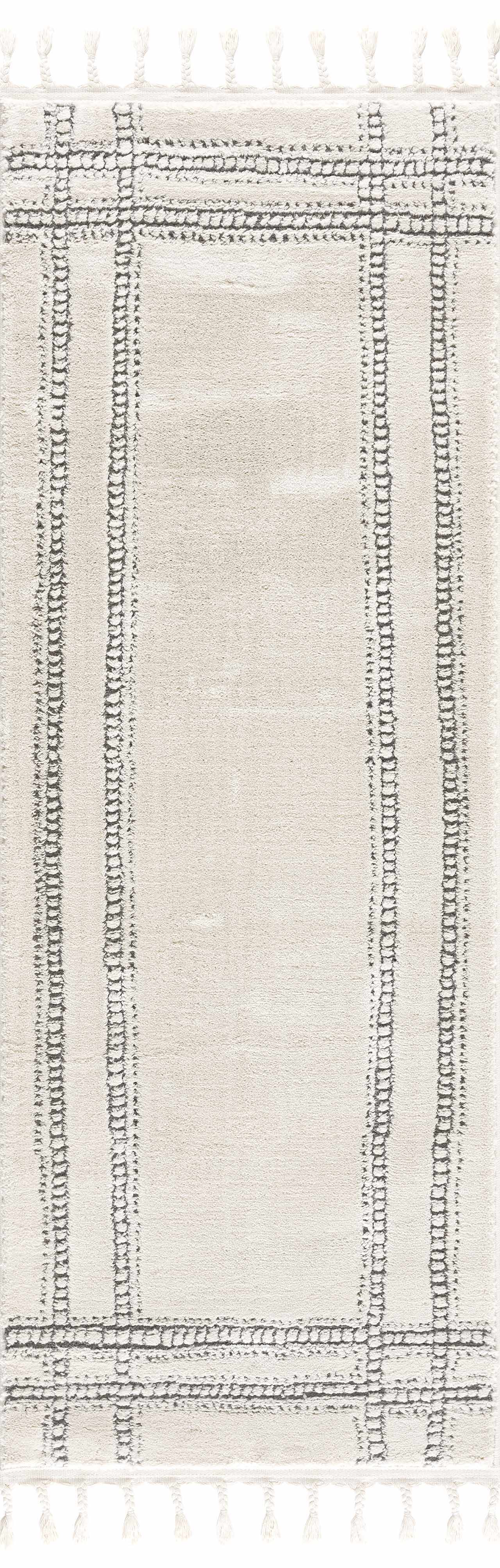 Ryuu Ivory & Gray Area Rug-3
