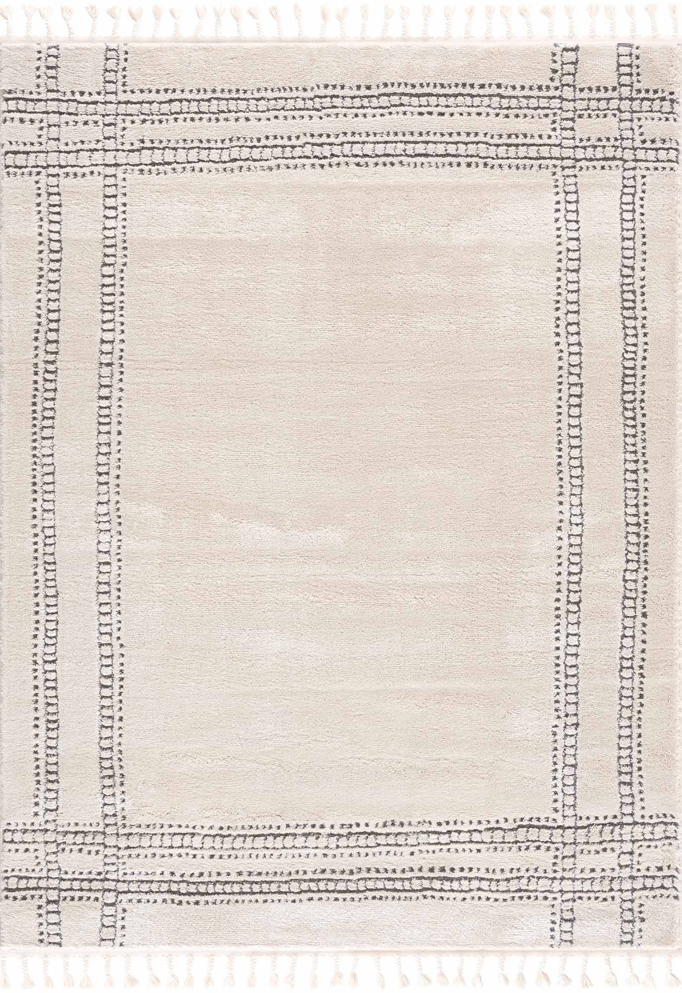 Ryuu Ivory & Gray Area Rug-2