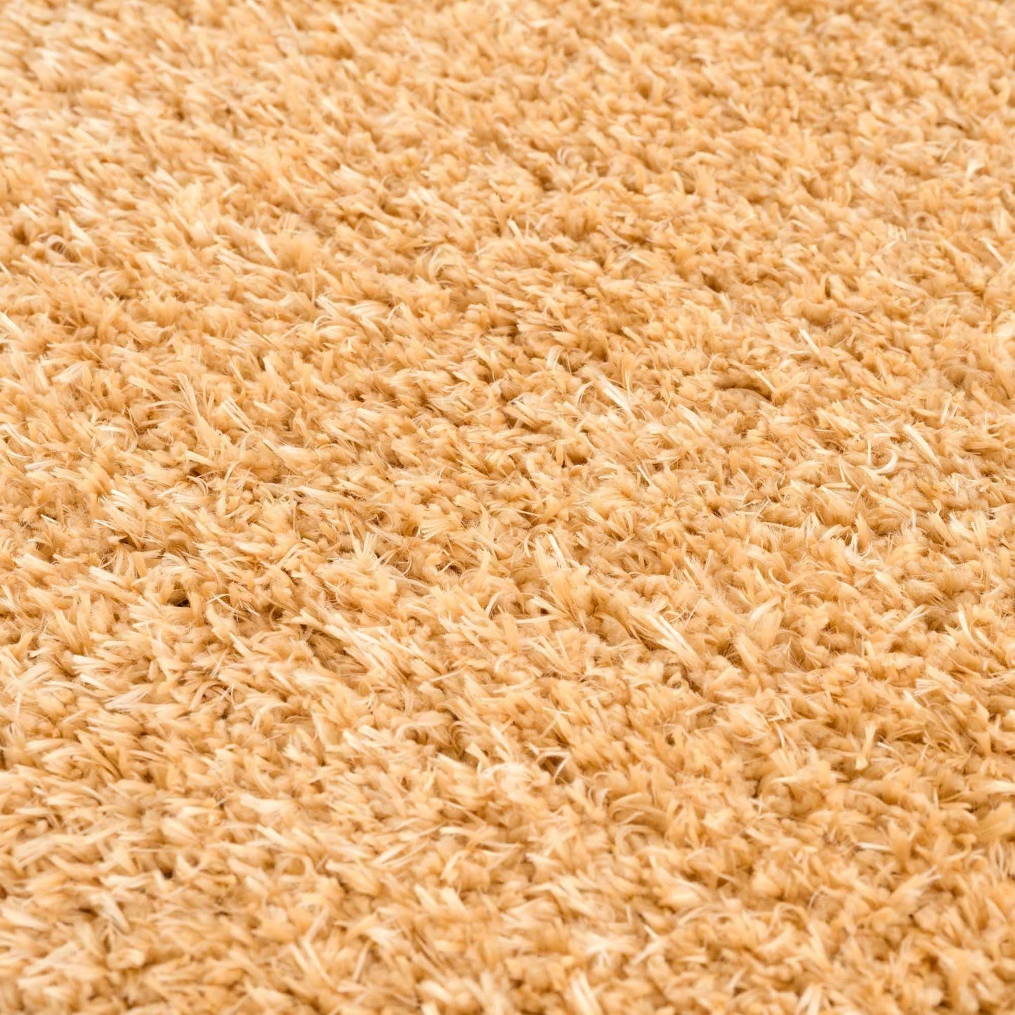 Faina Solid Gold Shag Washable Area Rug - Clearance