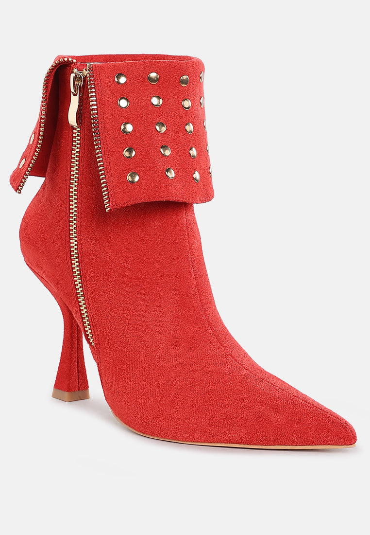 Kolara Studded Foldover Boots