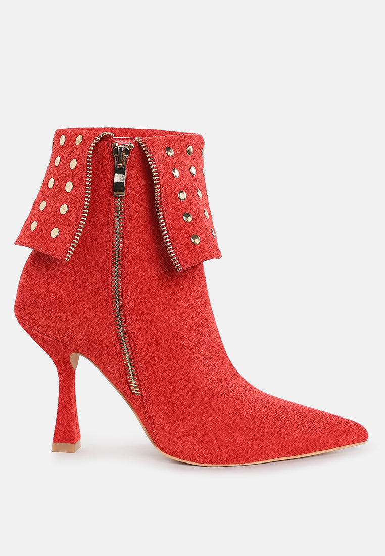 Kolara Studded Foldover Boots