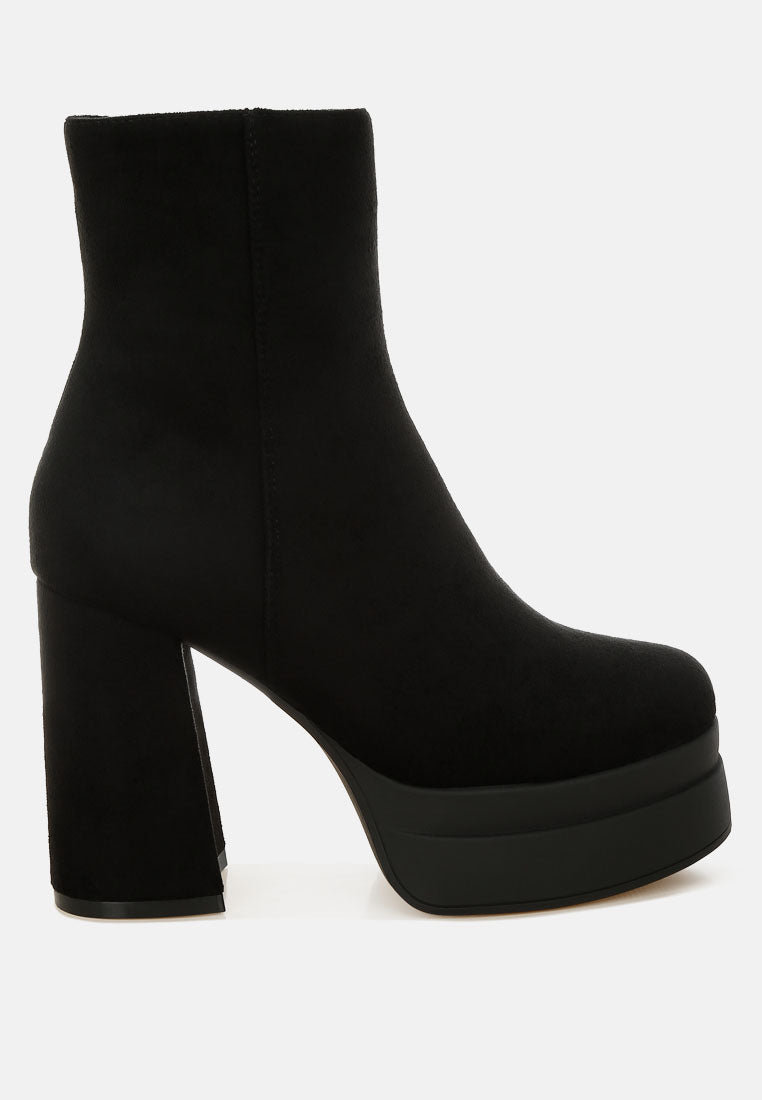 Maltese Soft Microfiber Block Heel Boots