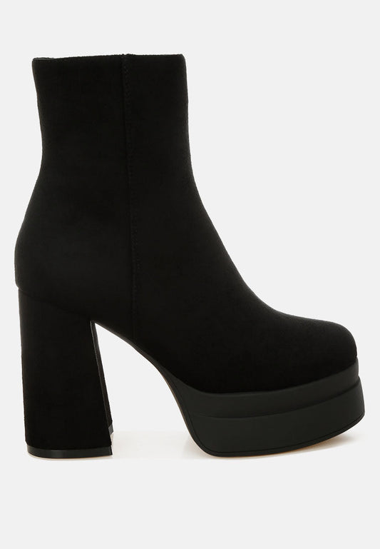 Maltese Soft Microfiber Block Heel Boots