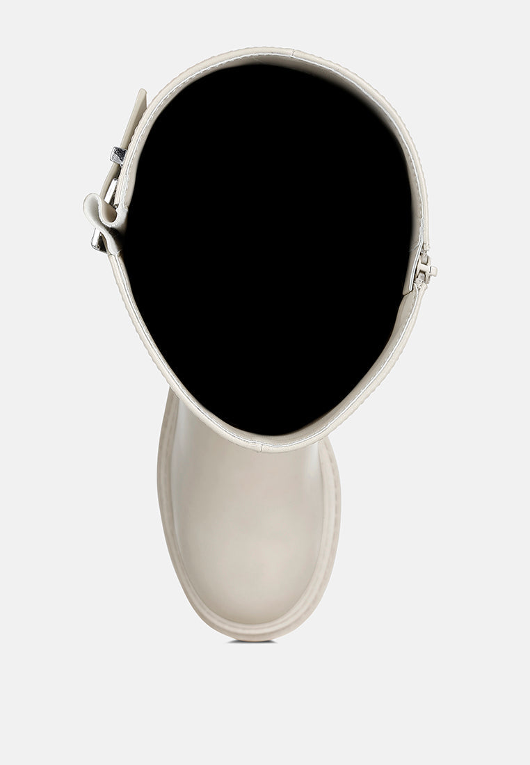 Taimen Harnes Detail Long Boots