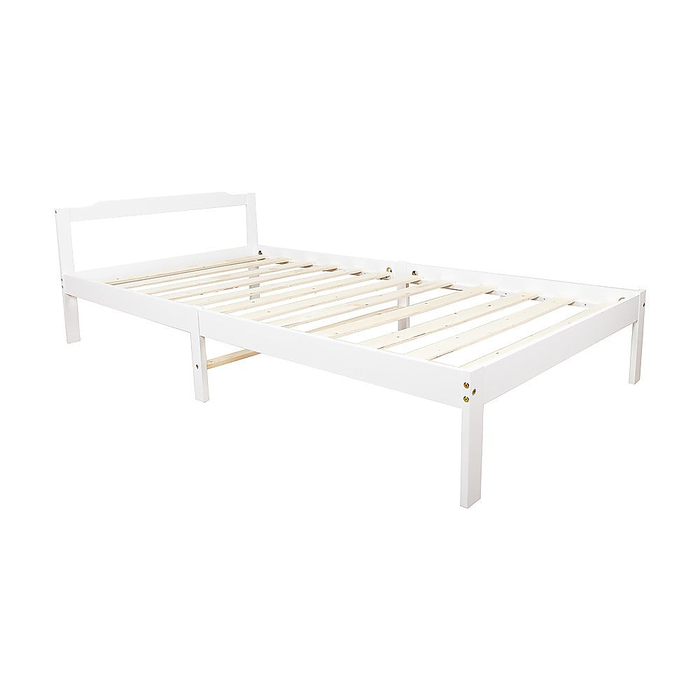 NNEDSZ Natural Wooden Bed Frame Home Furniture