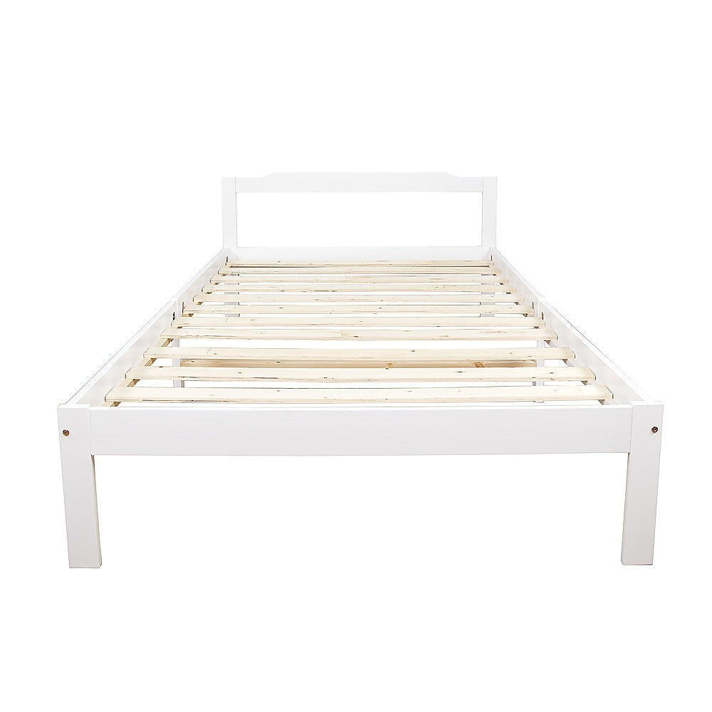 NNEDSZ Natural Wooden Bed Frame Home Furniture