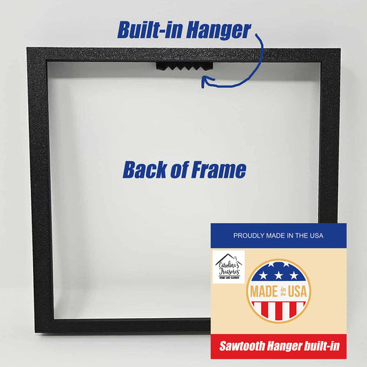 Standard Schnauzer Coastal Sea Glass Framed Metal Print