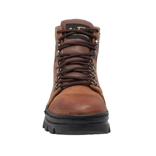 Women's 6" Work Hiker Brown Leather Boot