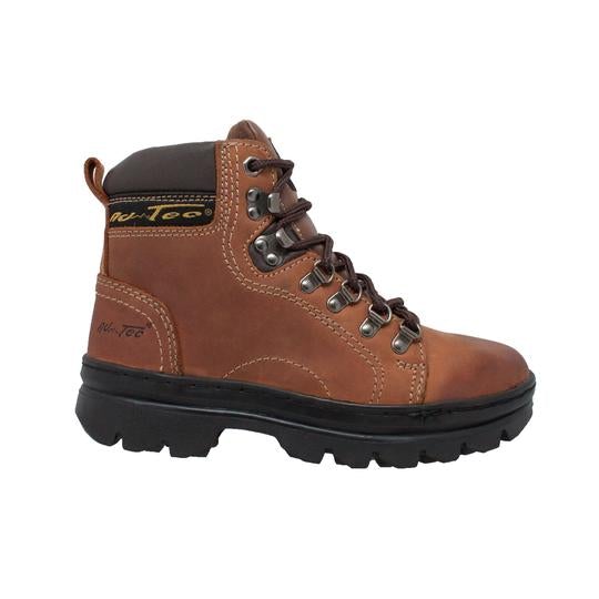 Women's 6" Work Hiker Brown Leather Boot