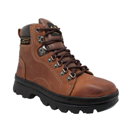 Women's 6" Work Hiker Brown Leather Boot