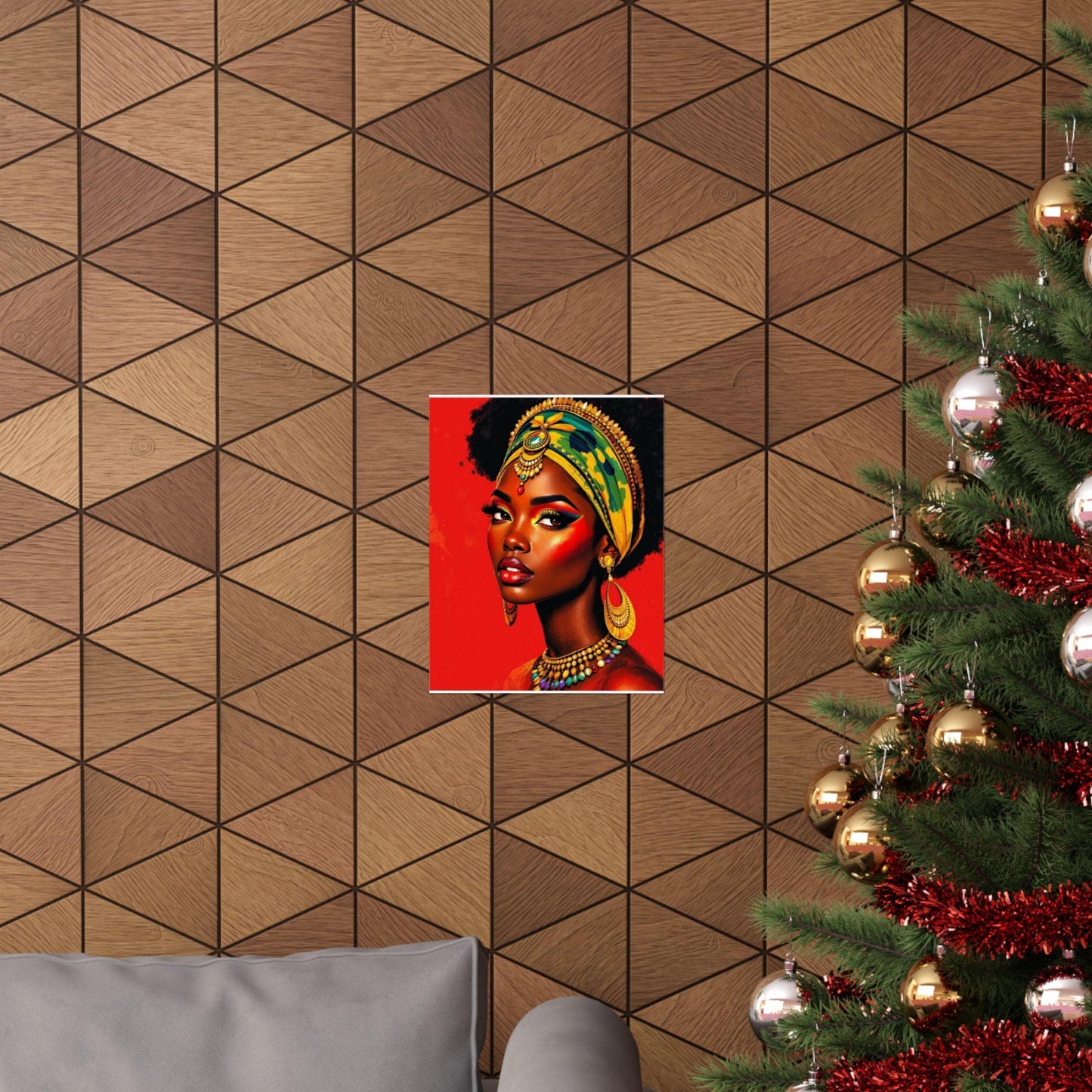 Vibrant Afrocentric Wall Art, Matte Vertical Posters for Home Decor, Stylish Gift for Black Culture Lovers, Bold Afro Art Prints, [...]