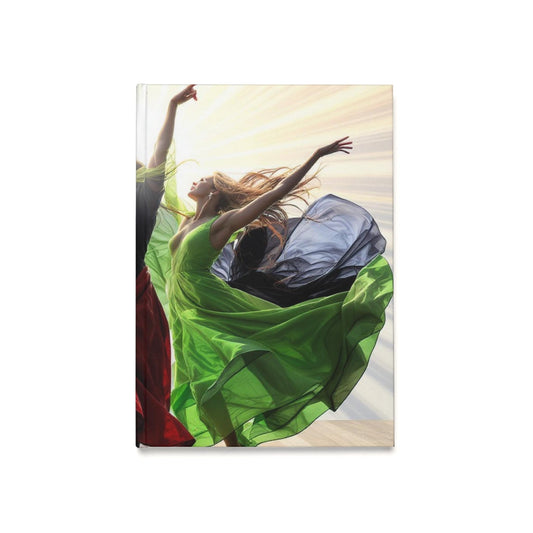 Elegant Dance Hardcover Journal - Perfect Gift for Writers, Poets, and Creatives, Inspirational Notebook, Artistic Journal, A5 Size